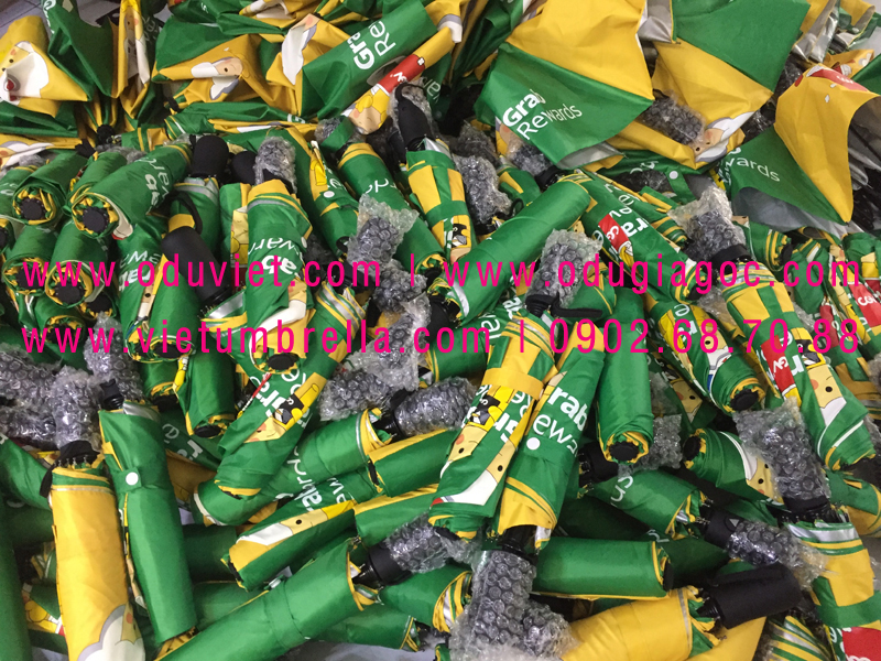 xưởng sản xuất ô dù cầm tay in logo quảng cáo